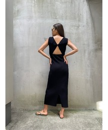 TRUNC | Back Twist Knit OP(Tシャツ/カットソー)