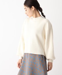 OPAQUE.CLIP | ミドルゲージボリュームスリーブニット(ニット/セーター)