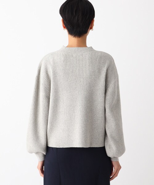 OPAQUE.CLIP（オペークドットクリップ）の「◆ミドルゲージボリュームスリーブニット（ニット/セーター・レディース・オフホワイト/グレー/ブルー/ダークオレンジ・36/38/40）」の20枚目の写真