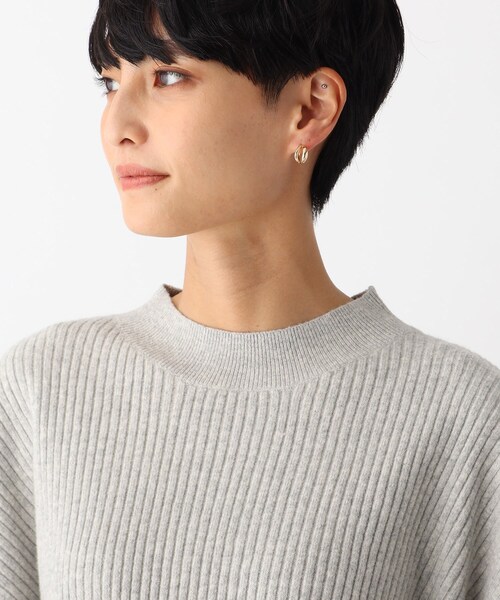 OPAQUE.CLIP（オペークドットクリップ）の「◆ミドルゲージボリュームスリーブニット（ニット/セーター・レディース・オフホワイト/グレー/ブルー/ダークオレンジ・36/38/40）」の11枚目の写真