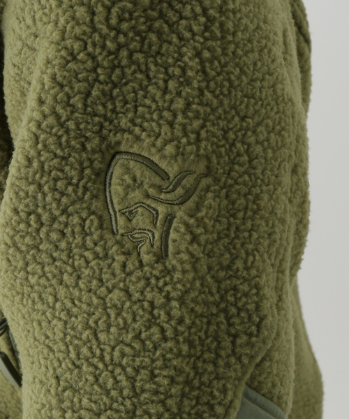 Norrona（ノローナ）の「【NORRONA / ノローナ】finnskogen warm2 Jacket（ブルゾン・メンズ・サファリグリーン・MEDIUM/SMALL）」の12枚目の写真