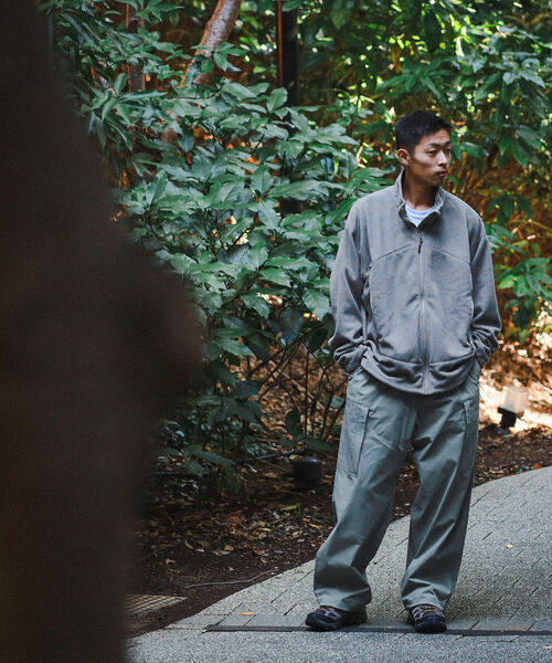 ABU GARCIA（アブ・ガルシア）の「Abu Garcia × BEAMS / 別注 ミリタリー フリース ジャケット（ミリタリージャケット・メンズ・ブラック/グレー・X-LARGE/LARGE/MEDIUM）」の9枚目の写真