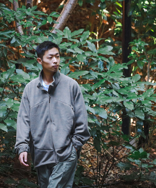 ABU GARCIA（アブ・ガルシア）の「Abu Garcia × BEAMS / 別注 ミリタリー フリース ジャケット（ミリタリージャケット・メンズ・ブラック/グレー・X-LARGE/LARGE/MEDIUM）」の11枚目の写真