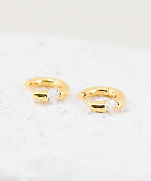 styiro(スタイロ)の「シルバー925金属アレルギー対応 メタルフープピアス/選べるサイズ・カラー♪(ピアス(両耳用)・レディース・ゴールド/シルバー/ゴールド系その他/シルバー系その他・13/15 /17/FREE)」の5枚目の写真