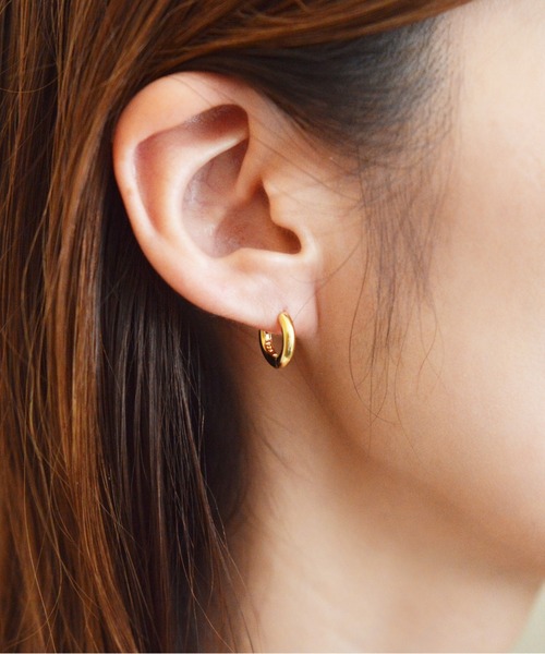 styiro(スタイロ)の「シルバー925金属アレルギー対応 メタルフープピアス/選べるサイズ・カラー♪(ピアス(両耳用)・レディース・ゴールド/シルバー/ゴールド系その他/シルバー系その他・13/15 /17/FREE)」の9枚目の写真