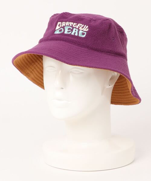 Grateful Dead(グレイトフルデッド)の「GRATEFUL DEAD x GSC リップ×フリース リバーシブルハット(ハット・メンズ・ネイビー/チャコールグレー/キャメル・FREE)」の10枚目の写真