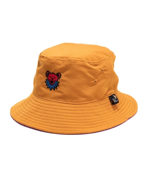 Grateful Dead(グレイトフルデッド)の「GRATEFUL DEAD x GSC リップ×フリース リバーシブルハット(ハット・メンズ・ネイビー/チャコールグレー/キャメル・FREE)」の3枚目の写真