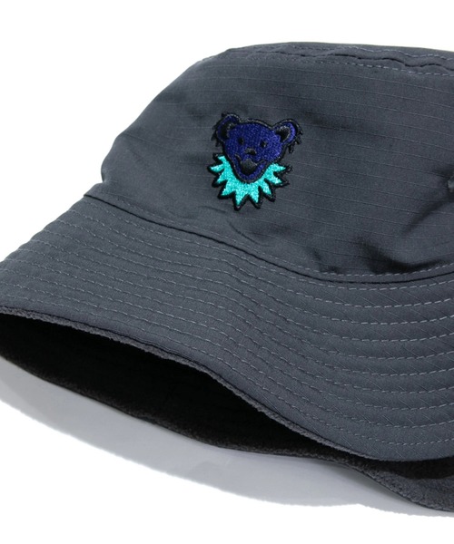 Grateful Dead(グレイトフルデッド)の「GRATEFUL DEAD x GSC リップ×フリース リバーシブルハット(ハット・メンズ・ネイビー/チャコールグレー/キャメル・FREE)」の14枚目の写真