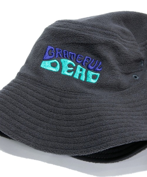 Grateful Dead(グレイトフルデッド)の「GRATEFUL DEAD x GSC リップ×フリース リバーシブルハット(ハット・メンズ・ネイビー/チャコールグレー/キャメル・FREE)」の21枚目の写真