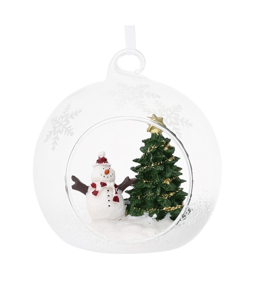 フランフラン ガラス オーナメント サンタ シロクマ フランフラン ガラス オーナメント サンタ シロクマ