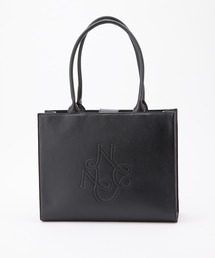 one after another NICE CLAUP | A4サイズ収納/ロゴモチーフエンボストートバッグ(トートバッグ)