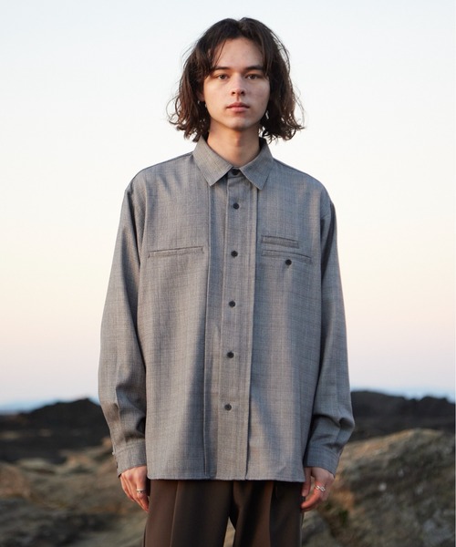 CASPER JOHN（キャスパージョン）の「Double pocket pin-tack shirts