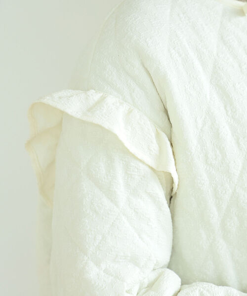 BeAMS DOT（ビームスドット）の「【WEB限定】BeAMS DOT / リボン キルティング ブルゾン（ブルゾン・レディース・ホワイト系その他5/ブラック・FREE）」の21枚目の写真