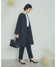 ジャガードドレスコート　デミルクスビームス　36 ジャガードドレスコート デミルクスビームス 36