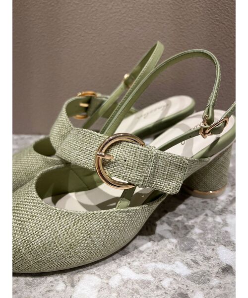dazzlin（ダズリン）の「リングパーツストラップパンプス（パンプス・レディース・ブラック/グリーン/アイボリー・MEDIUM/LARGE）」の5枚目の写真