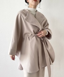 【2点SET】poncho coat muffler set / ポンチョコートマフラーセット