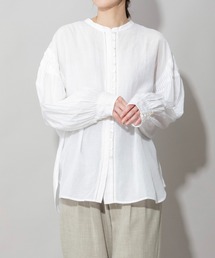 Munich | コットンビスコースボイルタックギャザーブラウス(シャツ/ブラウス)
