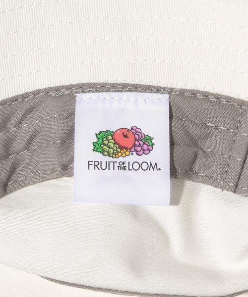 FRUIT OF THE LOOM（フルーツオブザルーム）の「【FRUIT OF THE LOOM】EMBROIDERY BUCKET HAT type A/バケットハット（ハット・メンズ・オフホワイト/ブラック/ベージュ・FREE）」の6枚目の写真