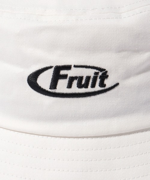 FRUIT OF THE LOOM（フルーツオブザルーム）の「【FRUIT OF THE LOOM】EMBROIDERY BUCKET HAT type A/バケットハット（ハット・メンズ・オフホワイト/ブラック/ベージュ・FREE）」の7枚目の写真