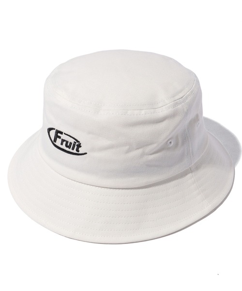 FRUIT OF THE LOOM（フルーツオブザルーム）の「【FRUIT OF THE LOOM】EMBROIDERY BUCKET HAT type A/バケットハット（ハット・メンズ・オフホワイト/ブラック/ベージュ・FREE）」の8枚目の写真