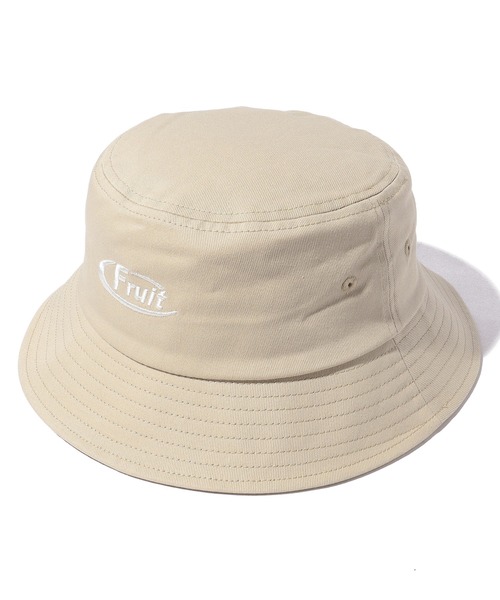 FRUIT OF THE LOOM（フルーツオブザルーム）の「【FRUIT OF THE LOOM】EMBROIDERY BUCKET HAT type A/バケットハット（ハット・メンズ・オフホワイト/ブラック/ベージュ・FREE）」の9枚目の写真