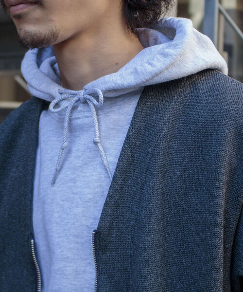 GLOSTER(グロスター)の「【GLOSTER/グロスター】クォーターゲージ ジップアップカーディガン 日本製(カーディガン/ボレロ・メンズ・ネイビー/グレー/チャコールグレー・S/M/L)」の20枚目の写真