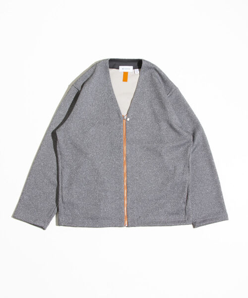 GLOSTER(グロスター)の「【GLOSTER/グロスター】クォーターゲージ ジップアップカーディガン 日本製(カーディガン/ボレロ・メンズ・ネイビー/グレー/チャコールグレー・S/M/L)」の17枚目の写真