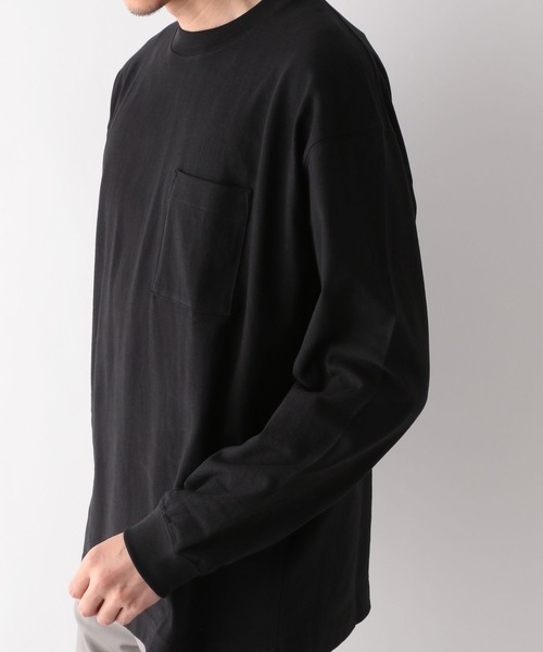 GLOBAL WORK(グローバルワーク)の「ヘビロッTEE/長袖/163528(Tシャツ/カットソー・メンズ・ホワイト/ブラック・MEDIUM/X-LARGE/SMALL/LARGE)」の9枚目の写真