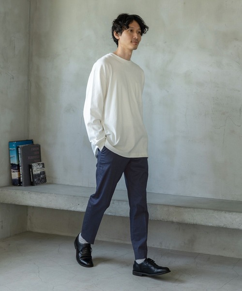 GLOBAL WORK(グローバルワーク)の「ヘビロッTEE/長袖/163528(Tシャツ/カットソー・メンズ・ホワイト/ブラック・MEDIUM/X-LARGE/SMALL/LARGE)」の18枚目の写真
