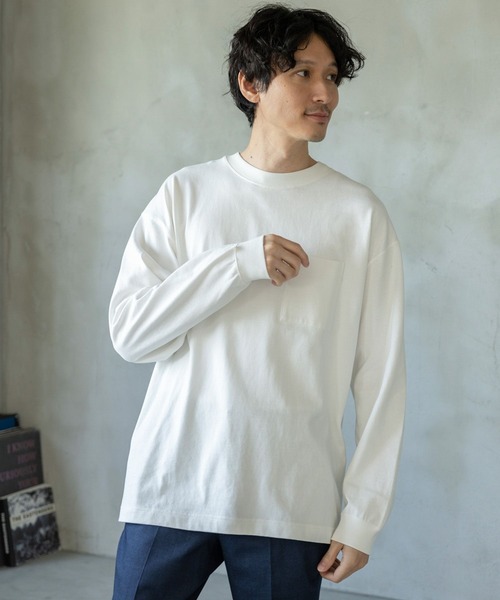 GLOBAL WORK(グローバルワーク)の「ヘビロッTEE/長袖/163528(Tシャツ/カットソー・メンズ・ホワイト/ブラック・MEDIUM/X-LARGE/SMALL/LARGE)」の19枚目の写真