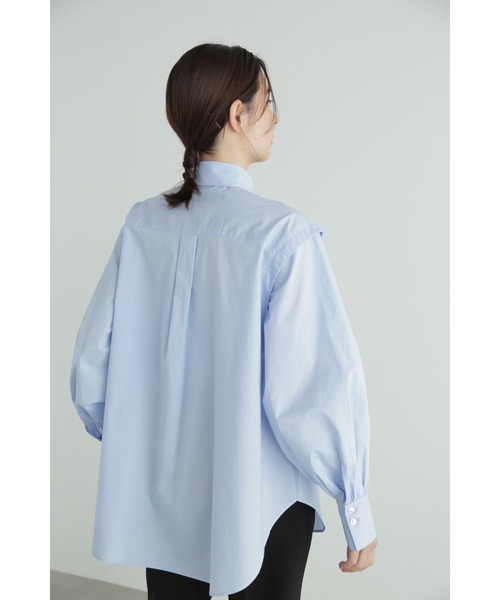 JILL STUART（ジルスチュアート）の「◆タイプライターボウシャツ（シャツ/ブラウス・レディース・ブルー/ホワイト系その他2・MEDIUM/SMALL）」の13枚目の写真