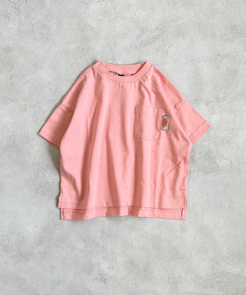 Life Support Products（ライフサポートプロダクツ）の「防汚加工ポケットTシャツ(80～150cm）（Tシャツ/カットソー・キッズ・グレー系その他/パープル/杢グレー/グリーン/ホワイト系その他/ブルー/ホワイト/チャコール/イエロー/ピンク・140/95/120/80/130/90/100/150/110）」の10枚目の写真