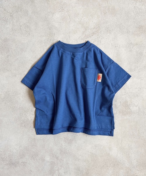 Life Support Products（ライフサポートプロダクツ）の「防汚加工ポケットTシャツ(80～150cm）（Tシャツ/カットソー・キッズ・グレー系その他/パープル/杢グレー/グリーン/ホワイト系その他/ブルー/ホワイト/チャコール/イエロー/ピンク・140/95/120/80/130/90/100/150/110）」の8枚目の写真