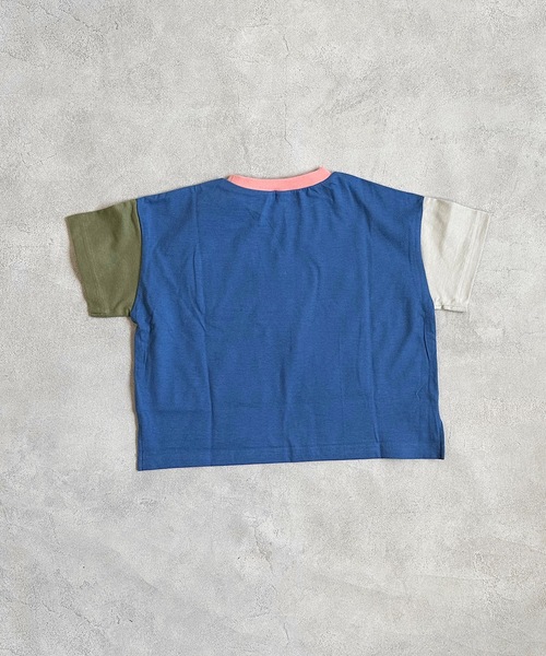 Life Support Products（ライフサポートプロダクツ）の「防汚加工ポケットTシャツ(80～150cm）（Tシャツ/カットソー・キッズ・グレー系その他/パープル/杢グレー/グリーン/ホワイト系その他/ブルー/ホワイト/チャコール/イエロー/ピンク・140/95/120/80/130/90/100/150/110）」の11枚目の写真