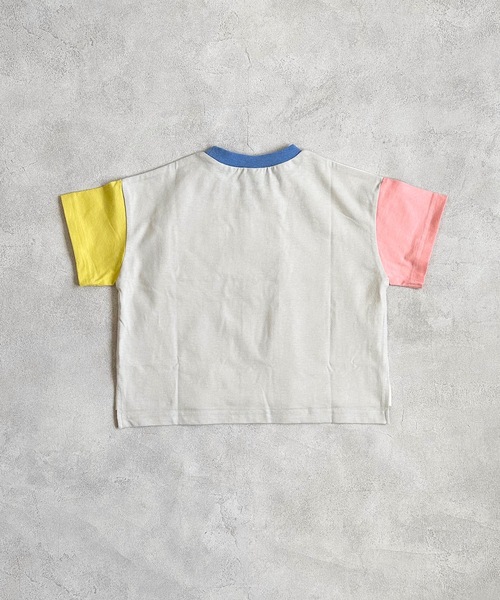 Life Support Products（ライフサポートプロダクツ）の「防汚加工ポケットTシャツ(80～150cm）（Tシャツ/カットソー・キッズ・グレー系その他/パープル/杢グレー/グリーン/ホワイト系その他/ブルー/ホワイト/チャコール/イエロー/ピンク・140/95/120/80/130/90/100/150/110）」の12枚目の写真