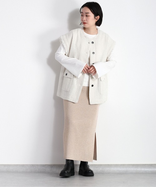 cepo(セポ)の「フレアスリーブロンTee(Tシャツ/カットソー・レディース・オフホワイト/ブラック・FREE)」の17枚目の写真