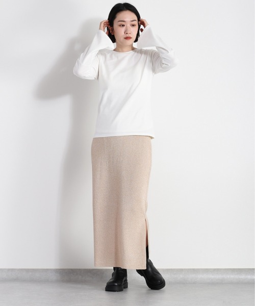 cepo(セポ)の「フレアスリーブロンTee(Tシャツ/カットソー・レディース・オフホワイト/ブラック・FREE)」の8枚目の写真