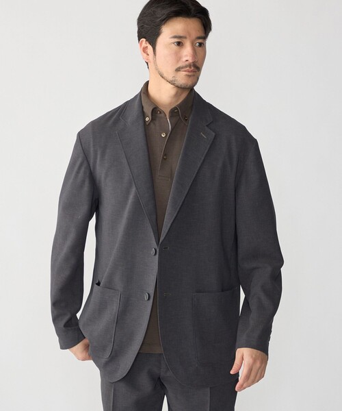 SHIPS（シップス）の「【WEB限定】SHIPS: 吸水速乾・UVケア Drymix（R）ワンポイントロゴ ボタンダウン ポロシャツ（ポロシャツ・メンズ・ロイヤルブルー/ベージュ/ネイビー/ブラック/ダークグレー/ライトグレー/ブルー/グレー/ライトブルー/ブラウン・LARGE/XX-LARGE/X-LARGE/SMALL/MEDIUM）」の11枚目の写真
