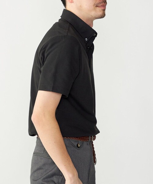 SHIPS(シップス)の「【WEB限定】SHIPS: 吸水速乾・UVケア Drymix(R)ワンポイントロゴ ボタンダウン ポロシャツ(ポロシャツ・メンズ・ロイヤルブルー/ベージュ/ネイビー/ブラック/ダークグレー/ライトグレー/ブルー/グレー/ライトブルー・LARGE/XX-LARGE/X-LARGE/SMALL/MEDIUM)」の10枚目の写真