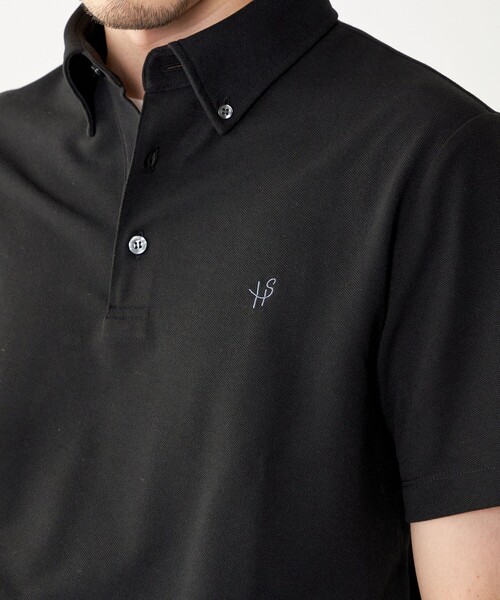 SHIPS(シップス)の「【WEB限定】SHIPS: 吸水速乾・UVケア Drymix(R)ワンポイントロゴ ボタンダウン ポロシャツ(ポロシャツ・メンズ・ロイヤルブルー/ベージュ/ネイビー/ブラック/ダークグレー/ライトグレー/ブルー/グレー/ライトブルー・LARGE/XX-LARGE/X-LARGE/SMALL/MEDIUM)」の11枚目の写真