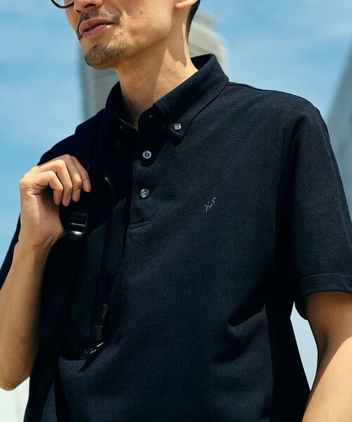 WEB限定】SHIPS: 吸水速乾・UVケア Drymix（R）ワンポイントロゴ