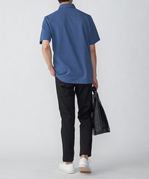 SHIPS(シップス)の「【WEB限定】SHIPS: 吸水速乾・UVケア Drymix(R)ワンポイントロゴ ボタンダウン ポロシャツ(ポロシャツ・メンズ・ロイヤルブルー/ベージュ/ネイビー/ブラック/ダークグレー/ライトグレー/ブルー/グレー/ライトブルー・LARGE/XX-LARGE/X-LARGE/SMALL/MEDIUM)」の15枚目の写真