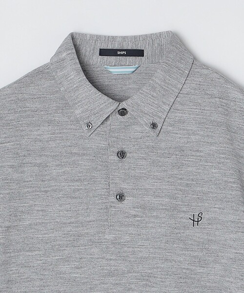 WEB限定】SHIPS: 吸水速乾・UVケア Drymix（R）ワンポイントロゴ