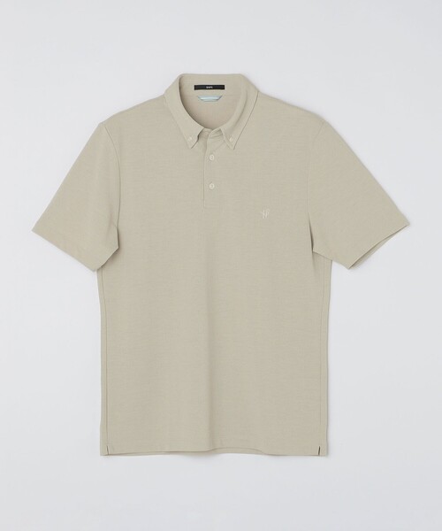 SHIPS（シップス）の「【WEB限定】SHIPS: 吸水速乾・UVケア Drymix（R）ワンポイントロゴ ボタンダウン ポロシャツ（ポロシャツ・メンズ・ロイヤルブルー/ベージュ/ネイビー/ブラック/ダークグレー/ライトグレー/ブルー/グレー/ライトブルー/ブラウン・LARGE/XX-LARGE/X-LARGE/SMALL/MEDIUM）」の20枚目の写真