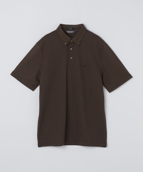 SHIPS（シップス）の「【WEB限定】SHIPS: 吸水速乾・UVケア Drymix（R）ワンポイントロゴ ボタンダウン ポロシャツ（ポロシャツ・メンズ・ロイヤルブルー/ベージュ/ネイビー/ブラック/ダークグレー/ライトグレー/ブルー/グレー/ライトブルー/ブラウン・LARGE/XX-LARGE/X-LARGE/SMALL/MEDIUM）」の12枚目の写真