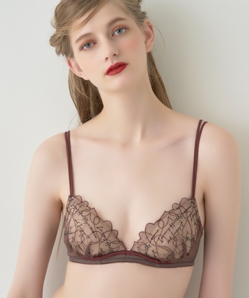 LILY BROWN（リリーブラウン）の「ハート エンブレース  エフォートレシーブラ（ブラジャー・レディース・ブラック/ブラウン/レッド・1/2/4/3）」の11枚目の写真