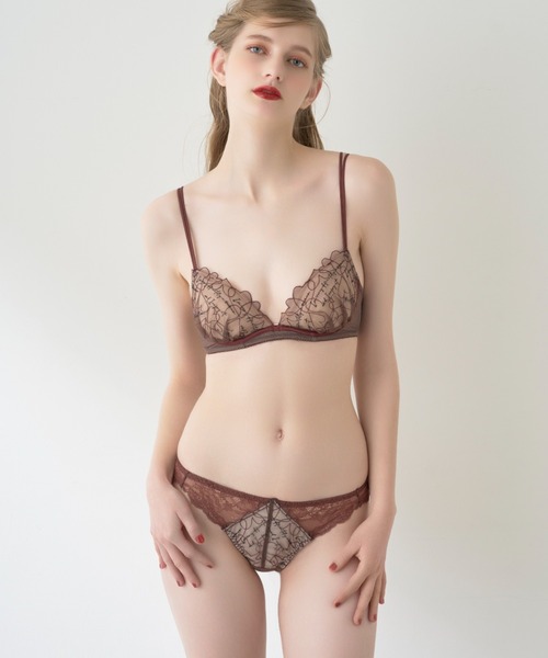 LILY BROWN（リリーブラウン）の「ハート エンブレース  エフォートレシーブラ（ブラジャー・レディース・ブラック/ブラウン/レッド・1/2/4/3）」の14枚目の写真