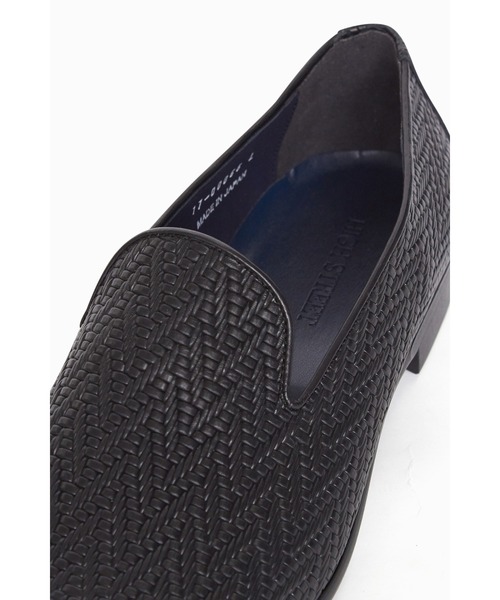 HIGH STREET（ハイストリート）の「HIGH STREET∴メッシュ型押しスリッポン（スリッポン・メンズ・アイボリー/ブラック・M/L/S）」の8枚目の写真