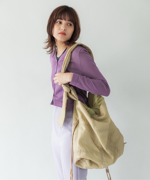 CONTROL FREAK（コントロールフリーク）の「CONTROL FREAK(コントロールフリーク)パッチワークシアービッグトート（トートバッグ・レディース・ブルー/グリーン/ベージュ・FREE）」の2枚目の写真