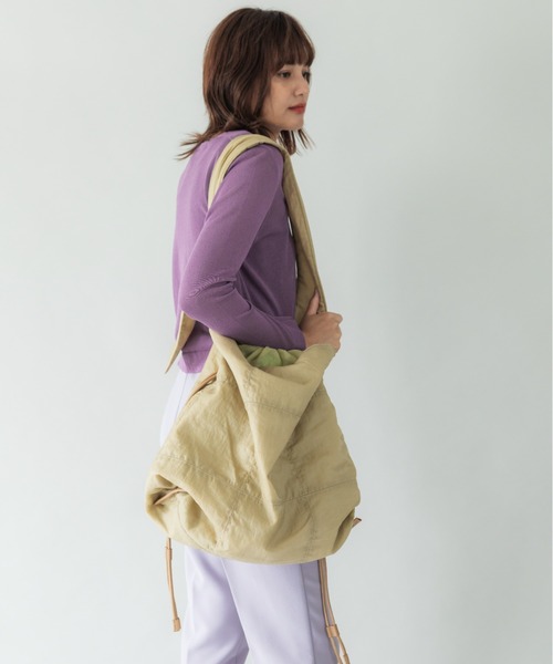 CONTROL FREAK（コントロールフリーク）の「CONTROL FREAK(コントロールフリーク)パッチワークシアービッグトート（トートバッグ・レディース・ブルー/グリーン/ベージュ・FREE）」の17枚目の写真